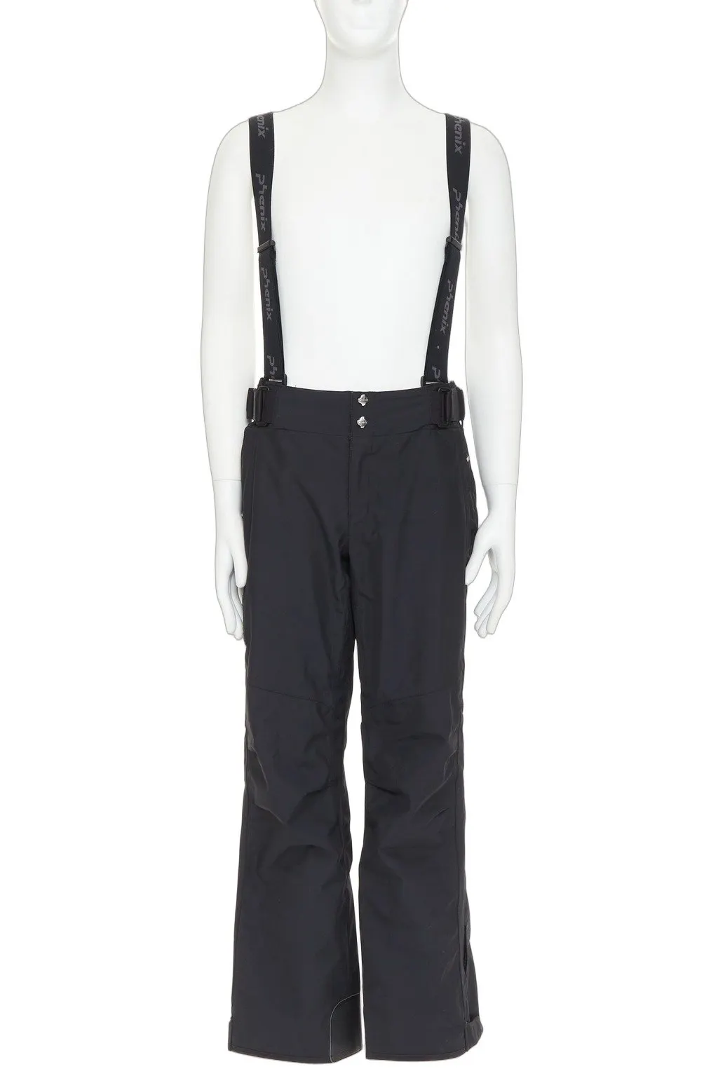 Unsigned Black Polyester Trouser Black Polyester Fair - Front View