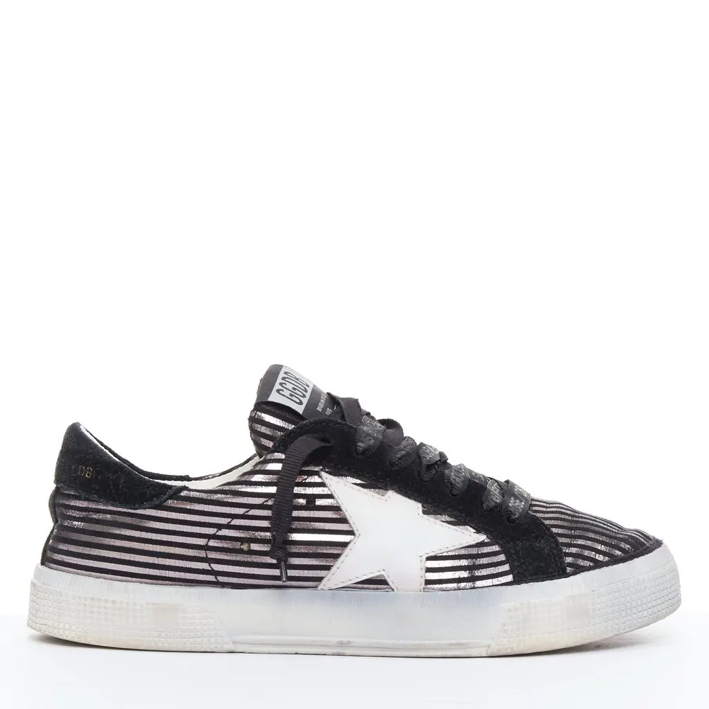 Golden Goose Fancy Black Leather Very good - Front View