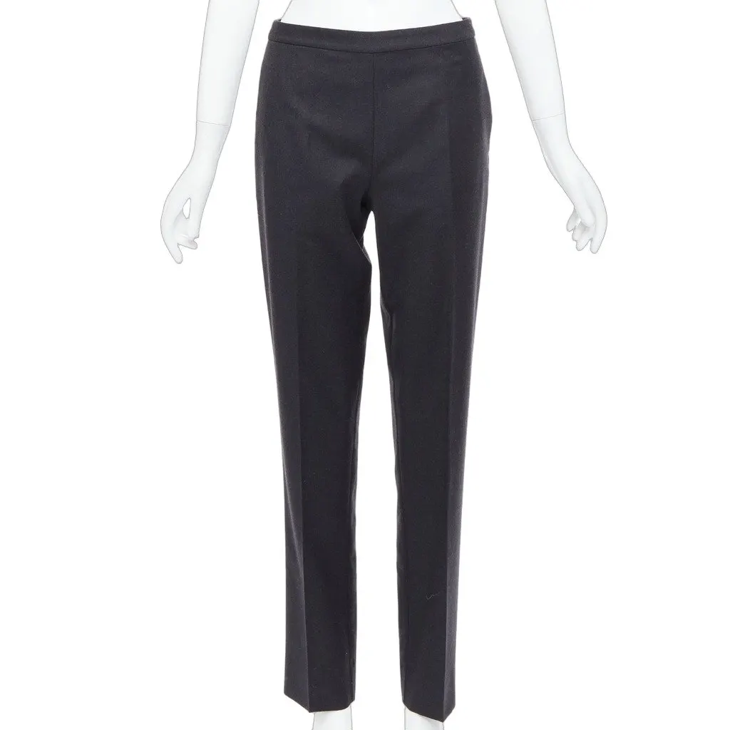 Maison Margiela Back Stitch Pants Grey Wool Never worn - Front View