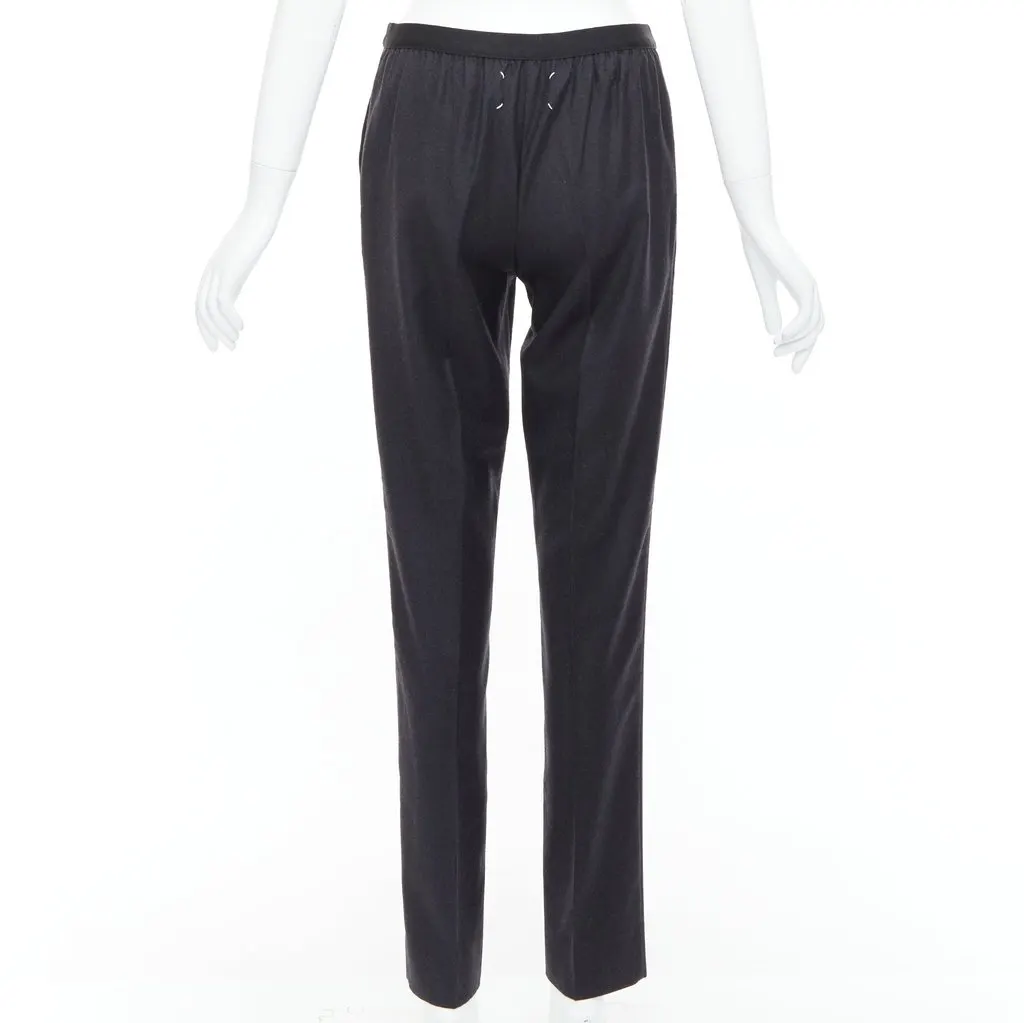 Maison Margiela Back Stitch Pants Grey Wool Never worn - Box View