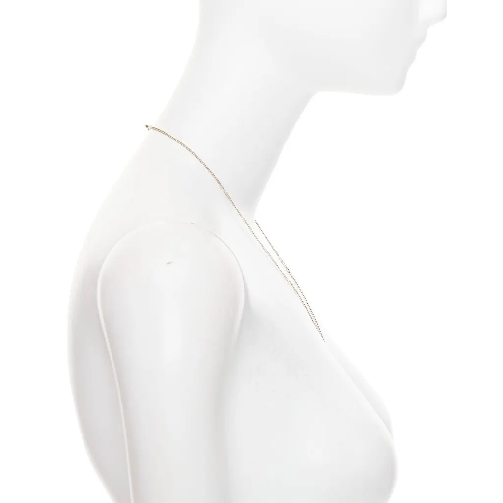 Chanel Gold Metal Long Necklace Gold Metal Very good - Model View