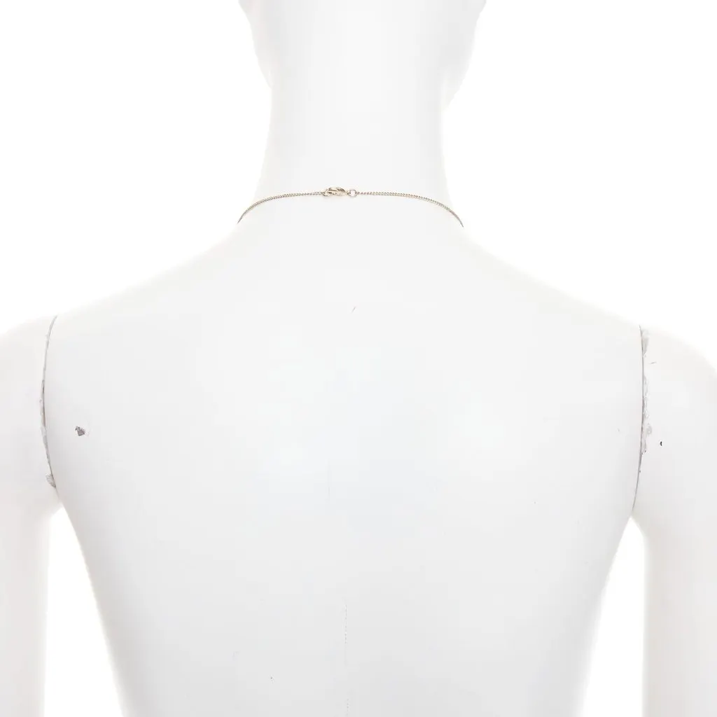 Chanel Gold Metal Long Necklace Gold Metal Very good - Box View