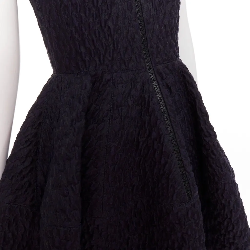 Jourden Navy Wool Dress Navy Wool Never worn, with tag - Back View