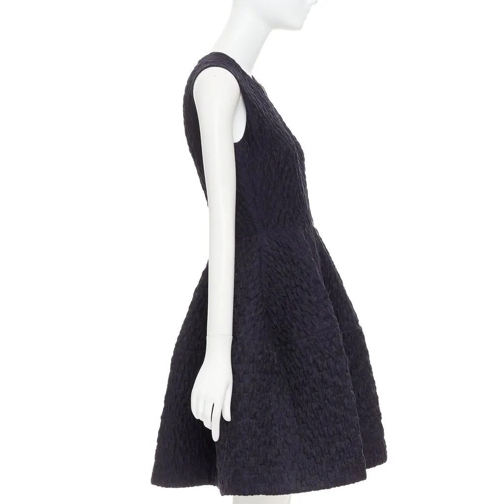 Jourden Navy Wool Dress Navy Wool Never worn, with tag - Model View