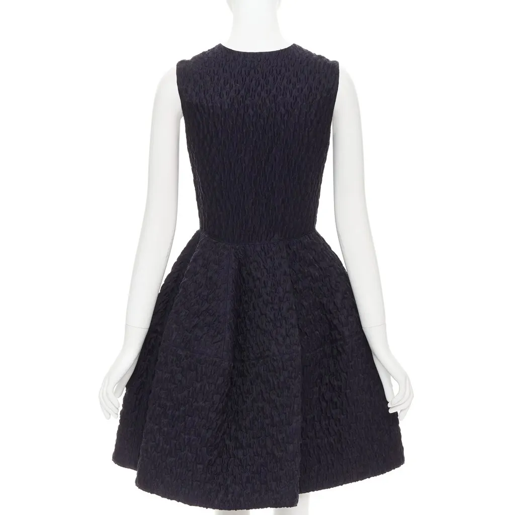 Jourden Navy Wool Dress Navy Wool Never worn, with tag - Box View