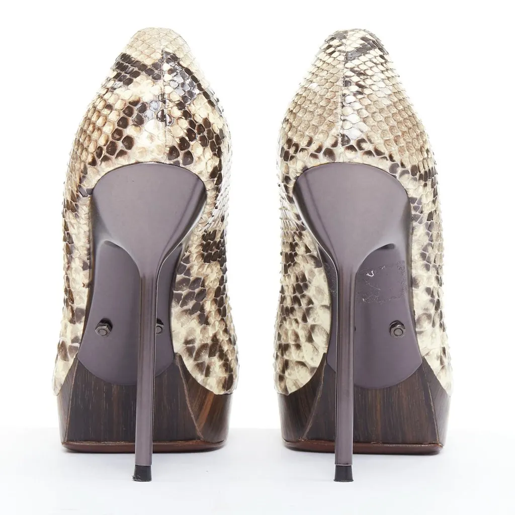 Lanvin Beige Leather Heels Beige Leather Very good - Box View