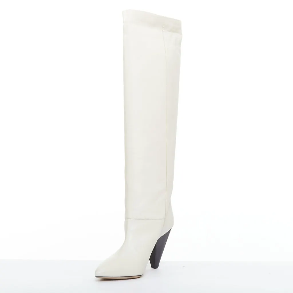 Isabel Marant Loens Beige Leather Good - Model View