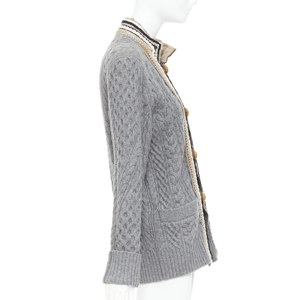 Sacai Grey Wool Knitwear Grey Wool Very good - Box View
