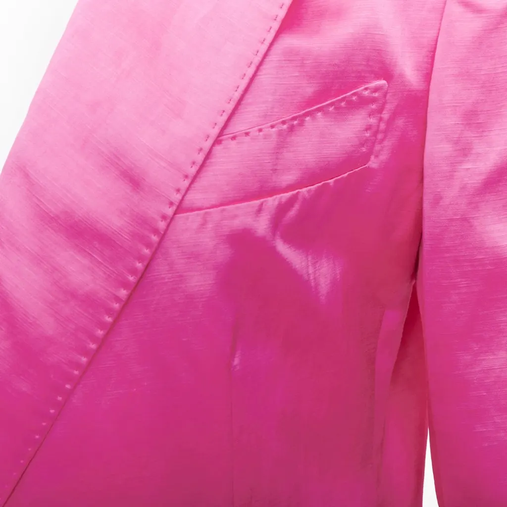Tom Ford Pink Viscose Jacket Pink Viscose Good - Back View