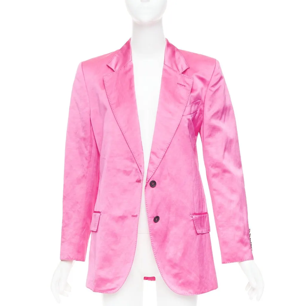 Tom Ford Pink Viscose Jacket Pink Viscose Good - Inside View