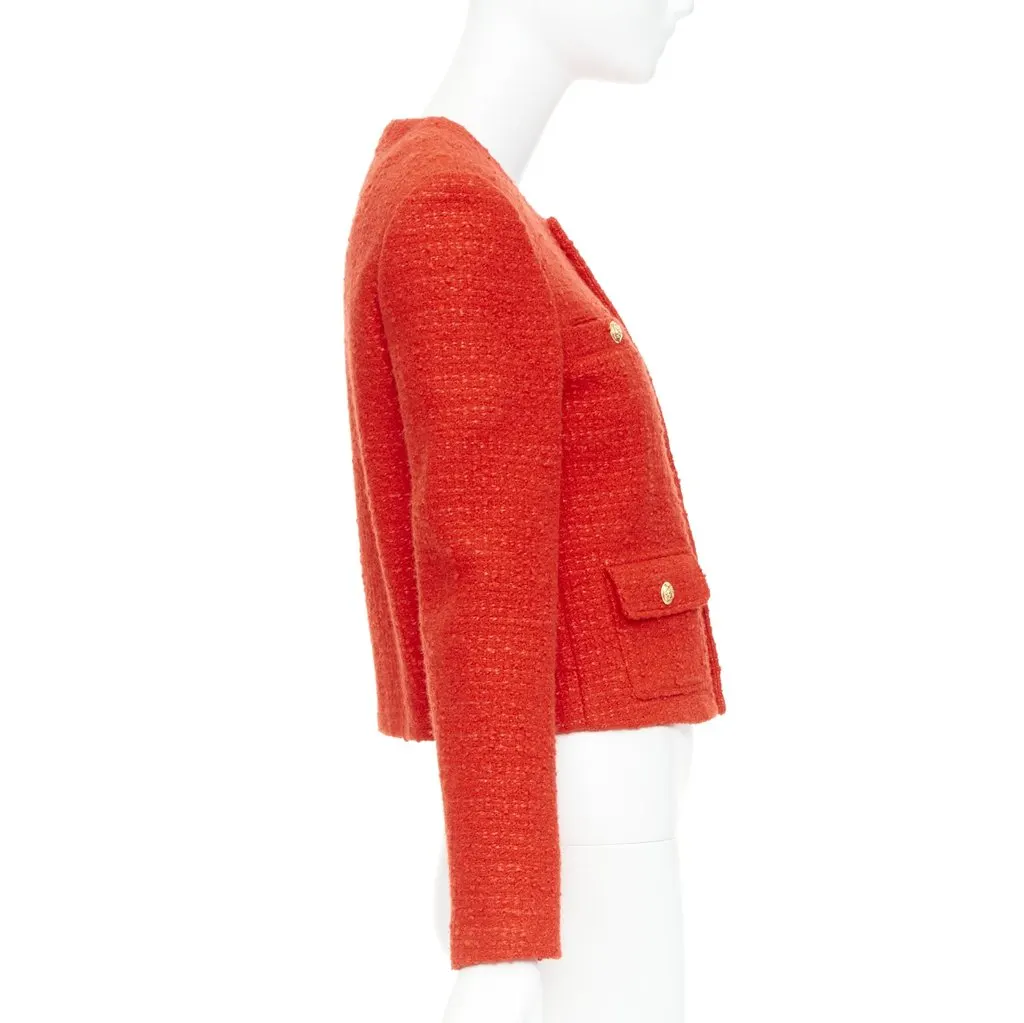 Celine Red Wool Jacket Red Wool Very good - Box View