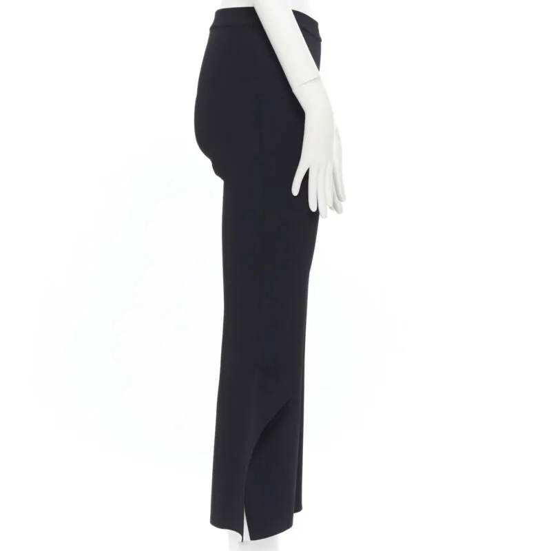 Stella McCartney Panel Flared Pants Black Viscose Never worn - Box View
