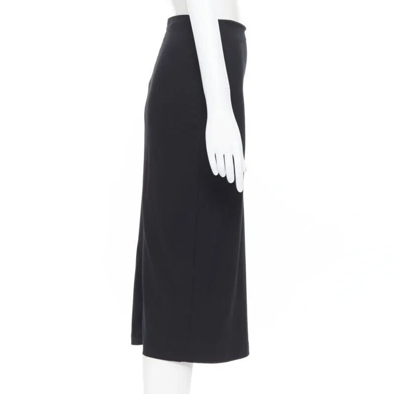 T by Alexander Wang Slit Pencil Skirt Black Polyester Very good - Box View