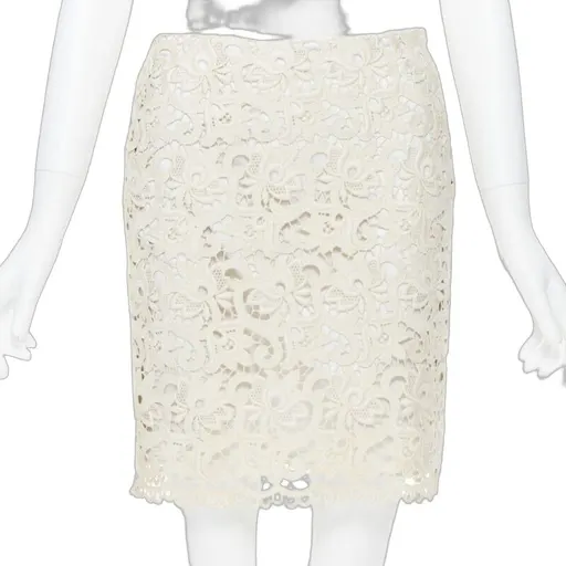 Michael Kors Lace Fitted Skirt