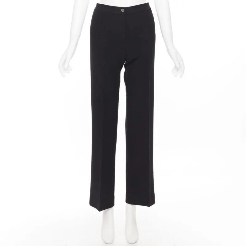 Michael Kors Slim Work Trousers Black Wool Very good - Inside View