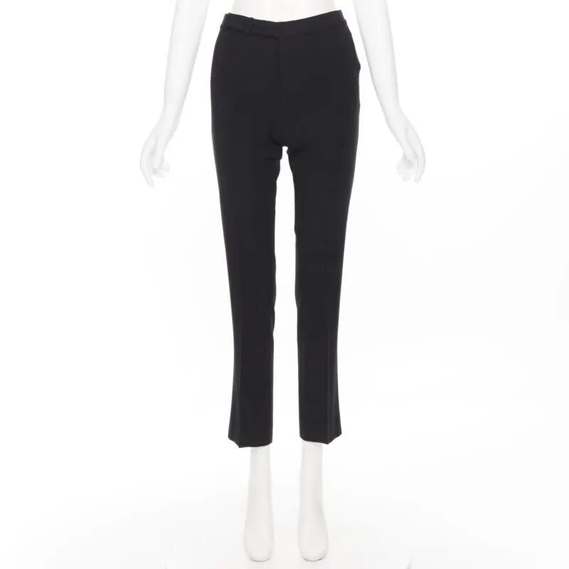 Ralph Lauren Slim Fly Trousers Black Wool Very good - Inside View