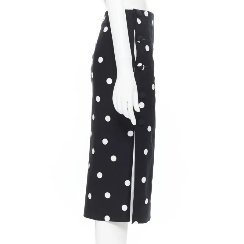 Monse Polka Dot Skirt Black Cotton Never worn - Box View