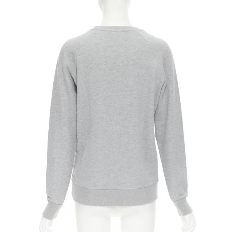 Maison Kitsune Fox Logo Pullover Grey Cotton Never worn - Box View