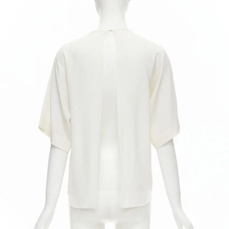Chloé Split Back Silk Top White Silk Very good - Box View