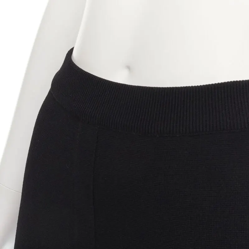 Nanushka Knitted Wide Pants Black Viscose Never worn - Back View