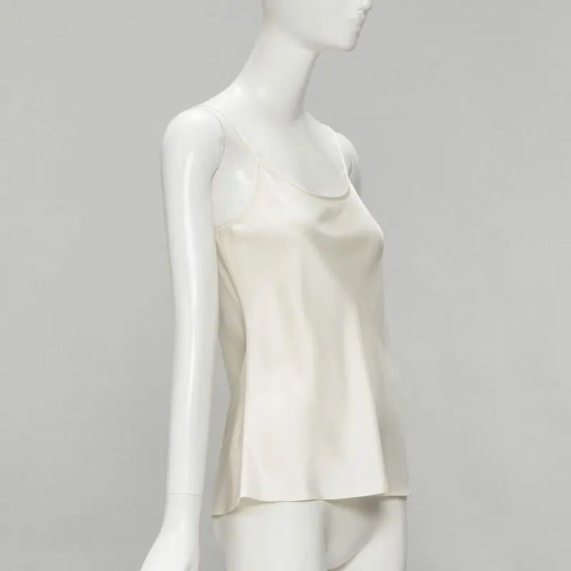 CO Rayon Wool Camisole Beige Polyester Never worn - Inside View