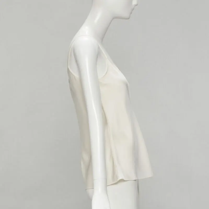 CO Rayon Wool Camisole Beige Polyester Never worn - Model View