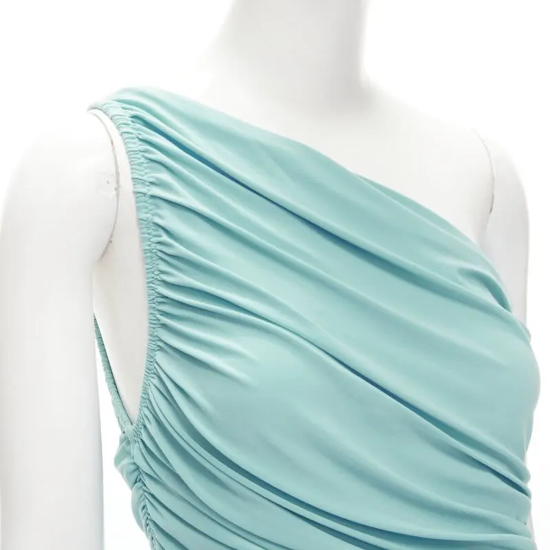 NORMA KAMALI Ruched Jersey Dress Blue Never worn - Back View