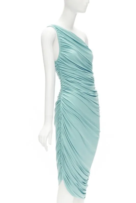 NORMA KAMALI Ruched Jersey Dress Blue Never worn - Inside View