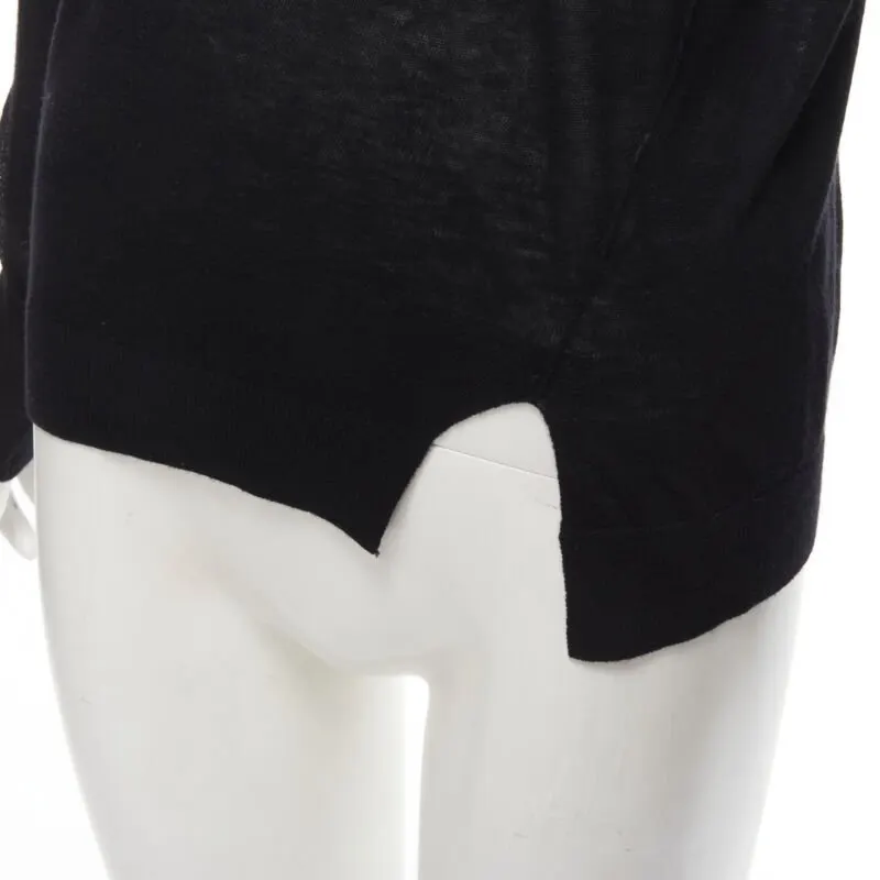 Vince Classic Turtleneck Black Viscose Never worn - Back View