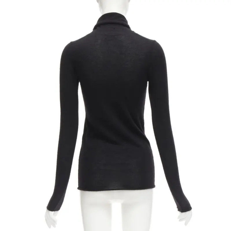 Club Monaco Italian Cashmere Sweater Black Cashmere Good - Box View