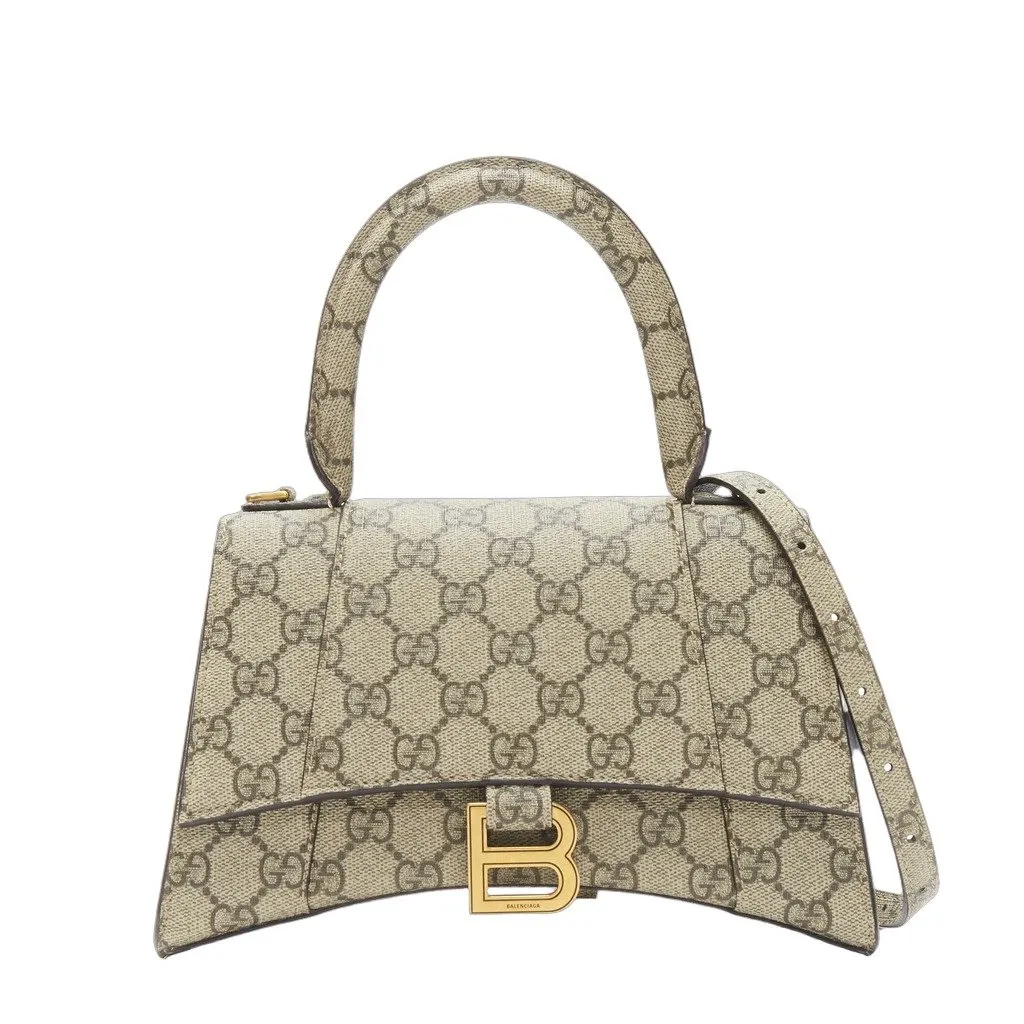 Gucci Hourglass Brown Canvas Very good - Front View