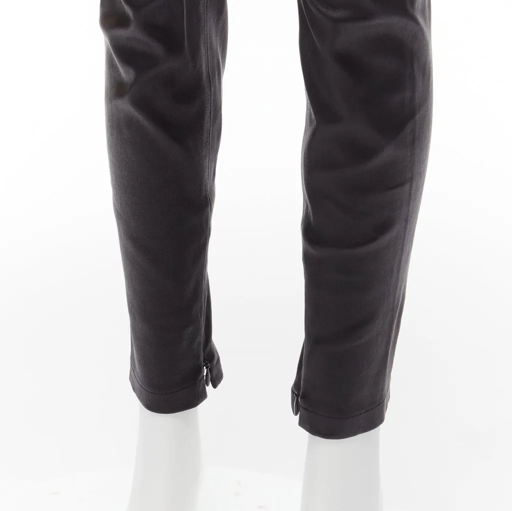 Vince Back Dart Leggings Black Leather Good - Back View