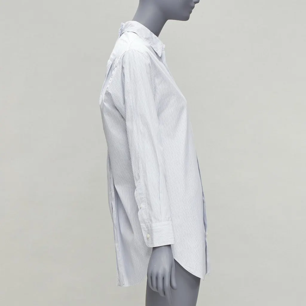 Junya Watanabe Pinstripe Split Shirt White Cotton Good - Box View