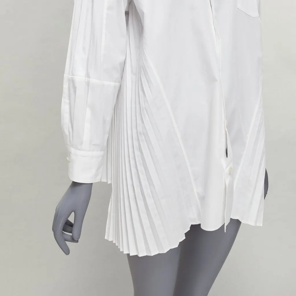 Junya Watanabe Accordion Pleat Shirt White Polyester Never worn - Back View
