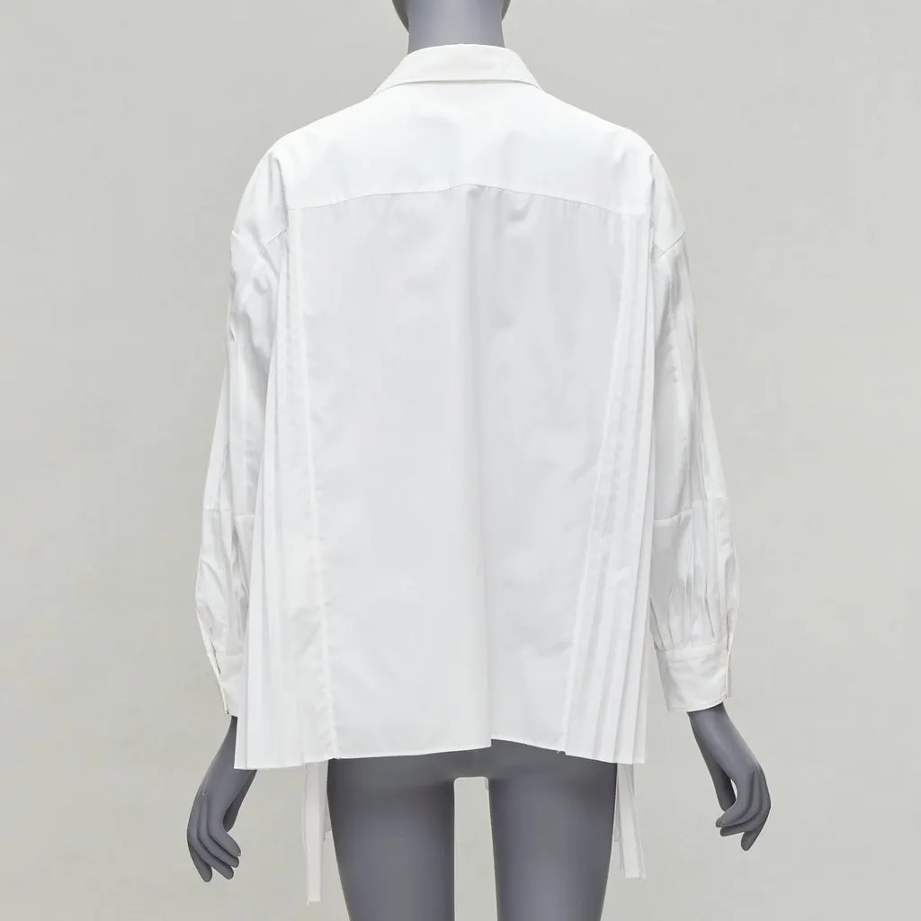 Junya Watanabe Accordion Pleat Shirt White Polyester Never worn - Box View
