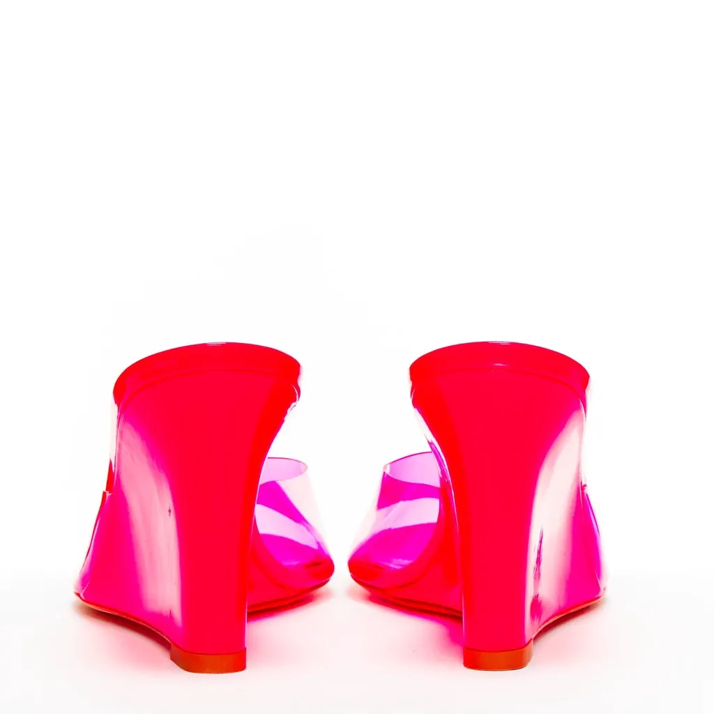 Bettina Vermillon Britney Pink Leather Never worn - Box View