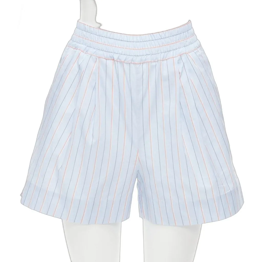 Marni Elastic Mini Shorts Blue Cotton Never worn, with tag - Front View