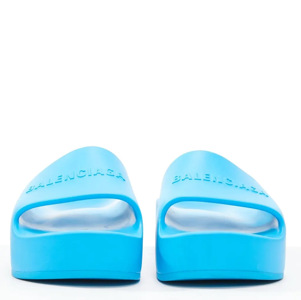 Balenciaga Mono Blue Rubber Good - Inside View