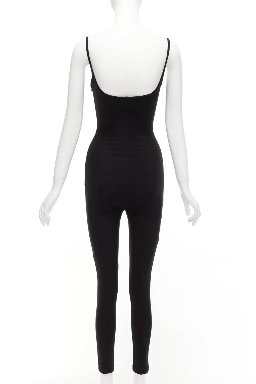 Paris Georgia Sweetheart Jumpsuit Black Viscose Never worn, with tag - Box View