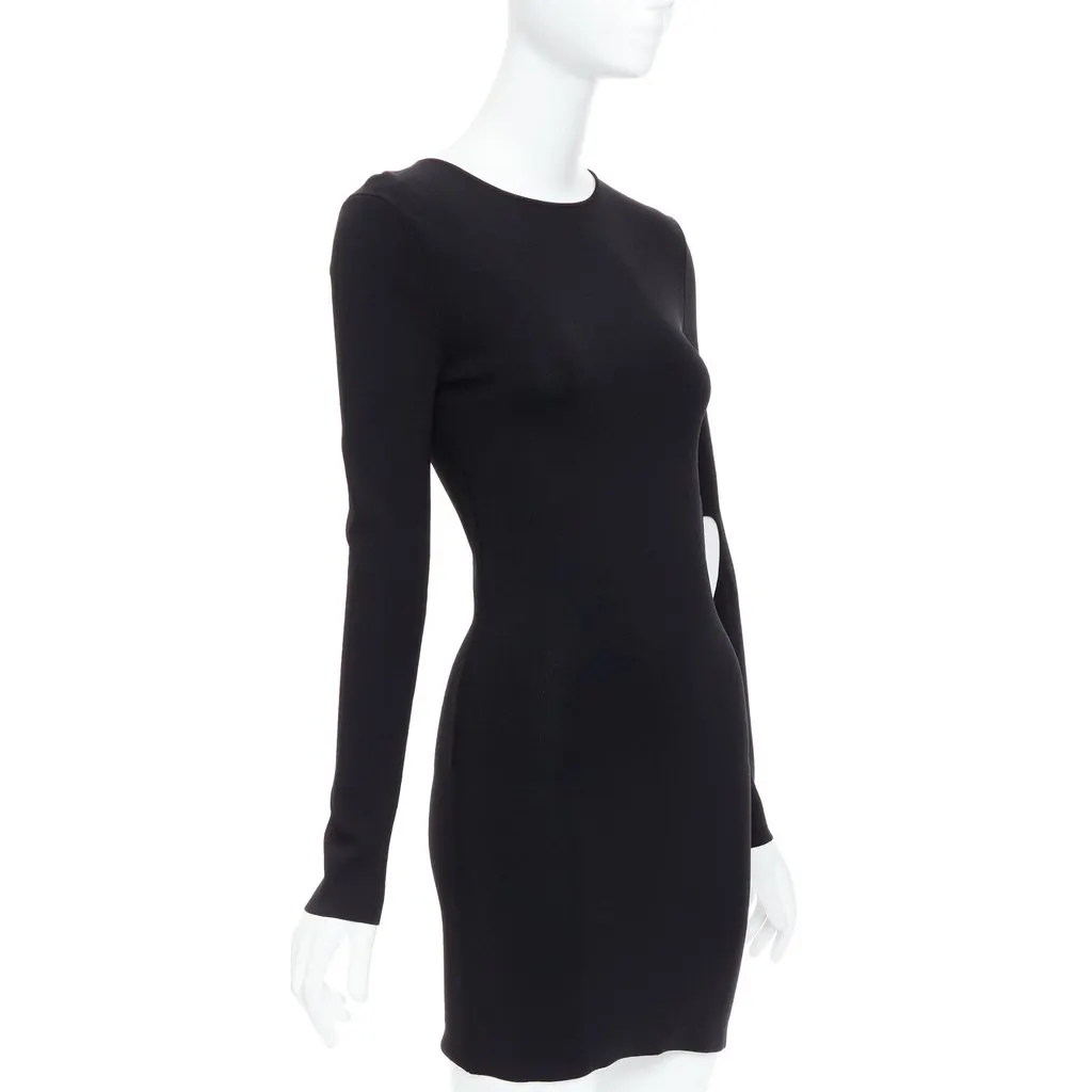 Rohe Cut Out Dress Black Viscose Never worn - Inside View