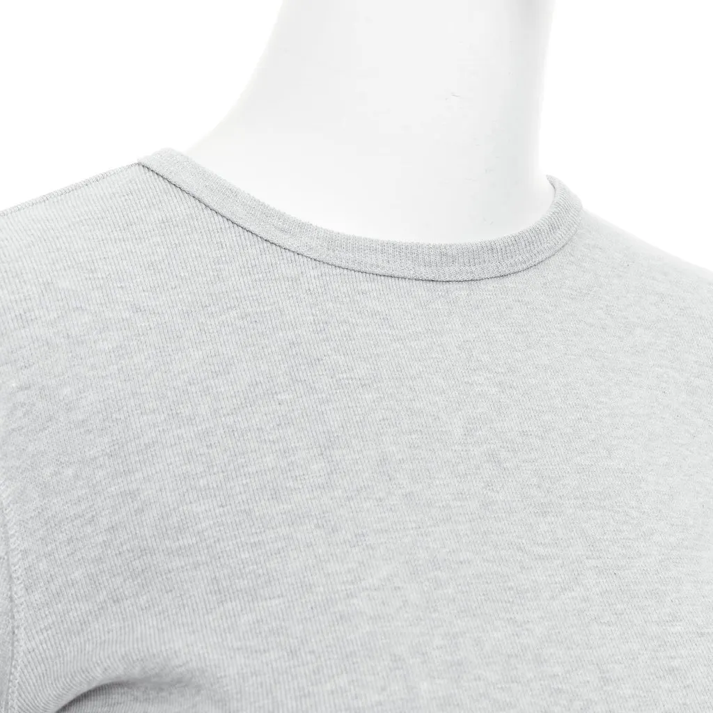 Wardrobe NYC Ribbed Long Top Grey Cotton Very good - Back View