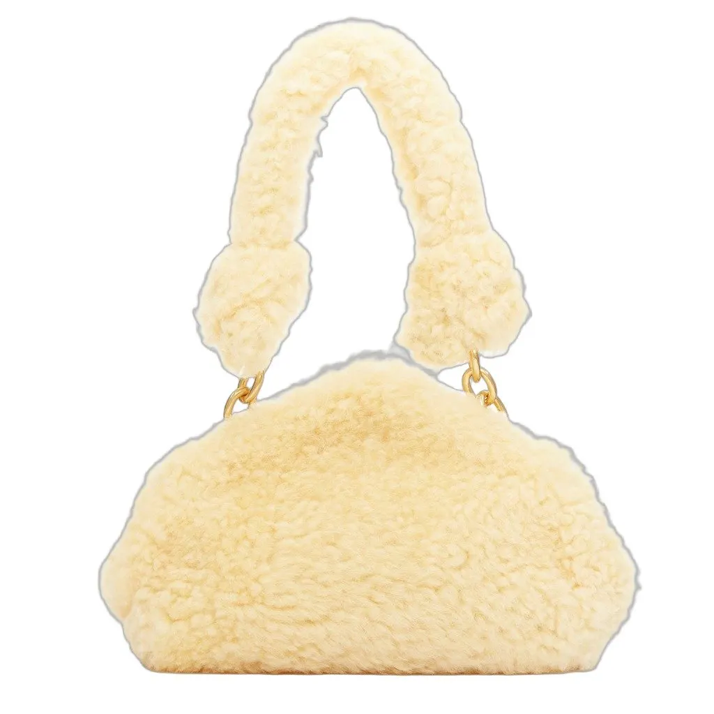 Bottega Veneta Sherpa Yellow Fur Very good - Front View