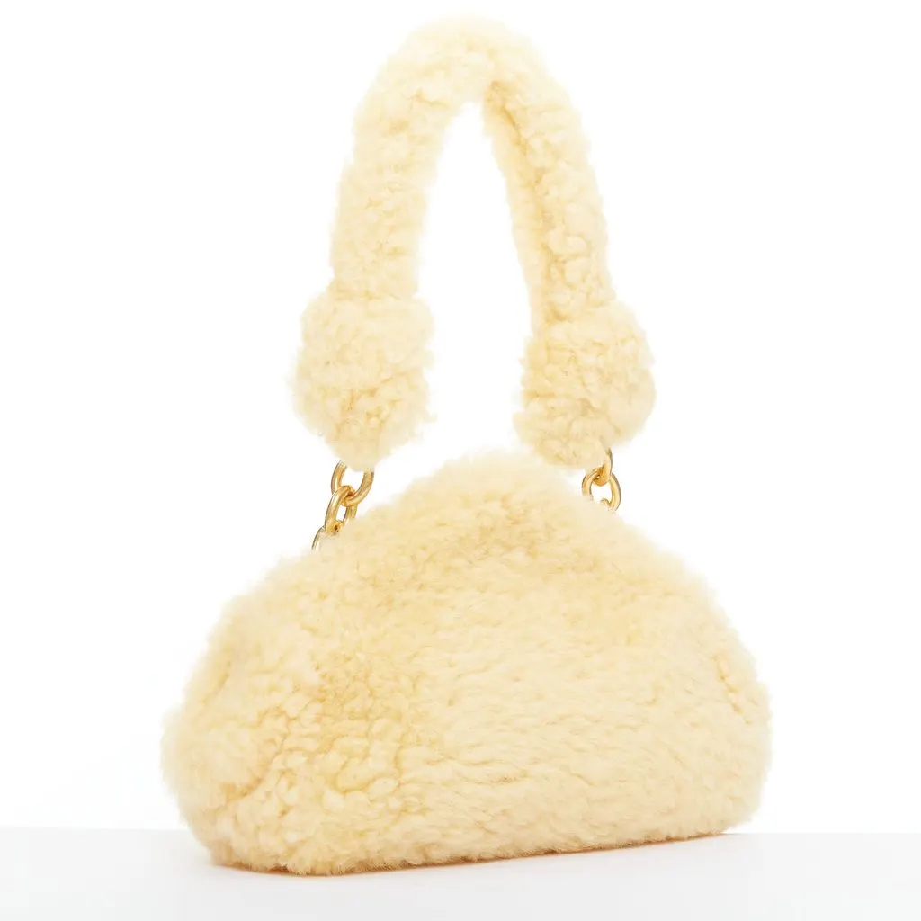 Bottega Veneta Sherpa Yellow Fur Very good - Inside View