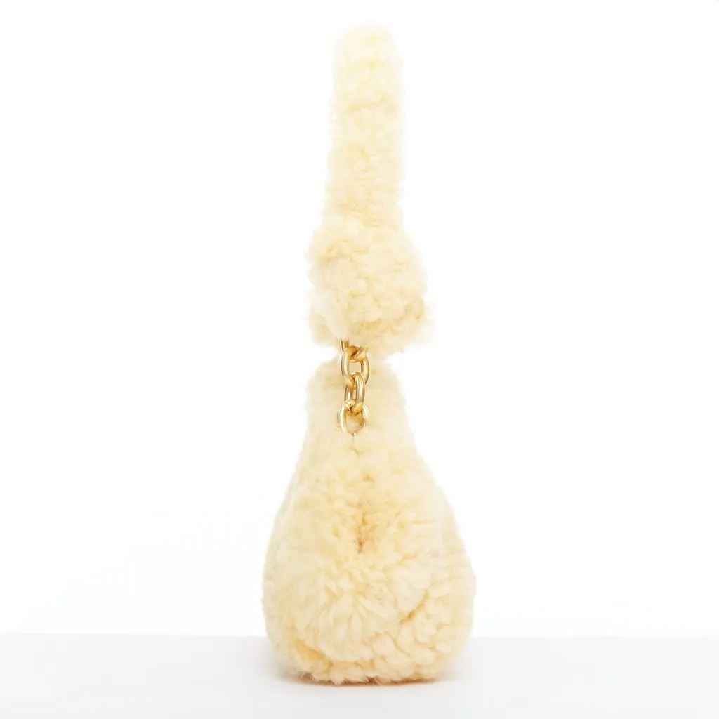 Bottega Veneta Sherpa Yellow Fur Very good - Model View