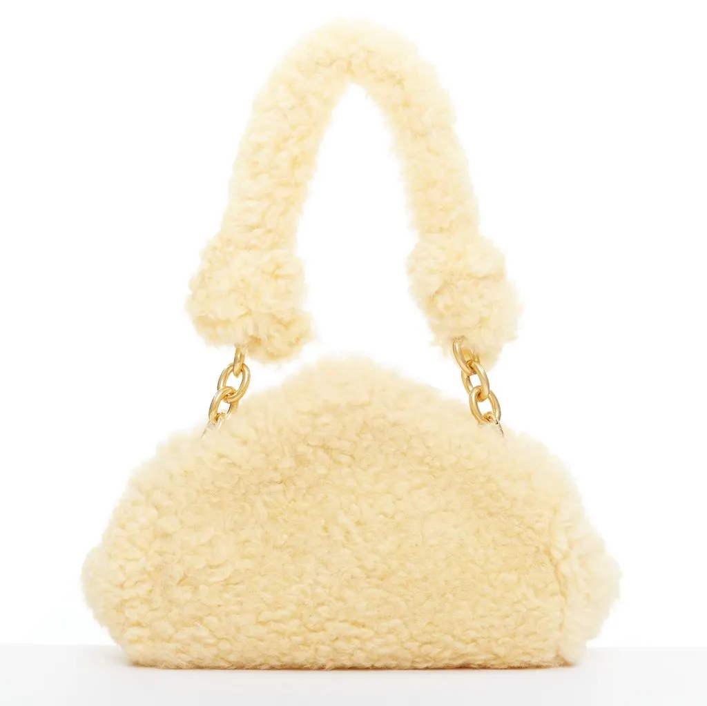 Bottega Veneta Sherpa Yellow Fur Very good - Box View