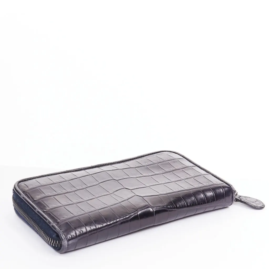 Bottega Veneta Navy Leather Wallet Navy Leather Fair - Box View