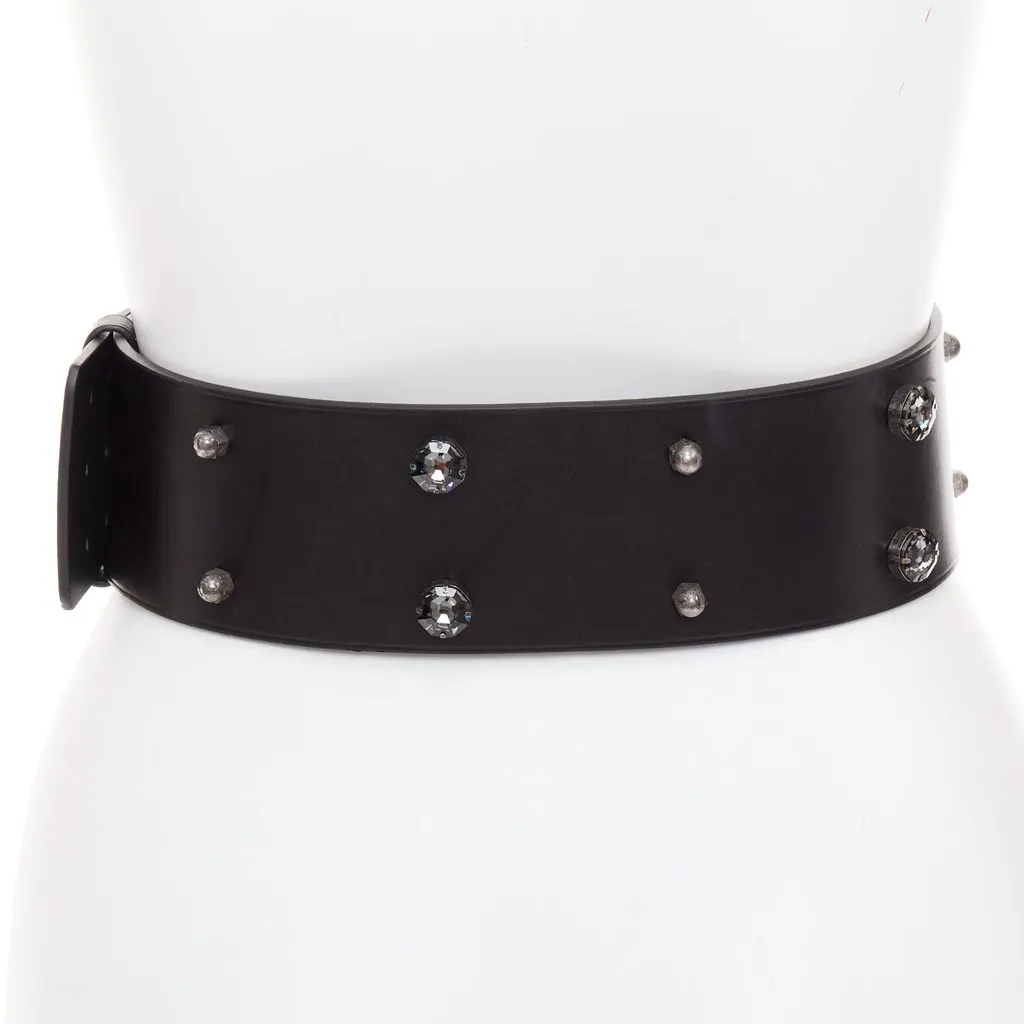 Lanvin Black Leather Belt Black Leather Fair - Box View