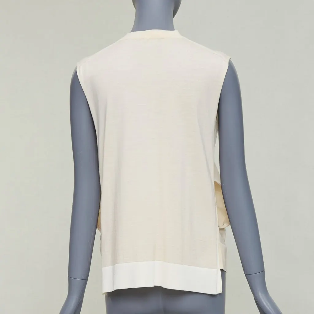 Celine Beige Wool Top Beige Wool Very good - Box View