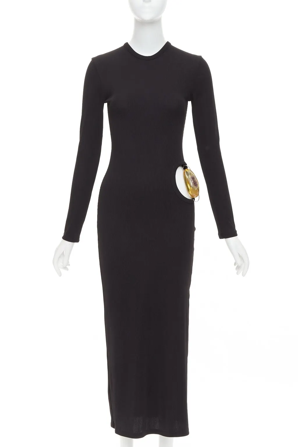 Christopher Esber Black Polyester Dress Black Polyester Very good - Front View