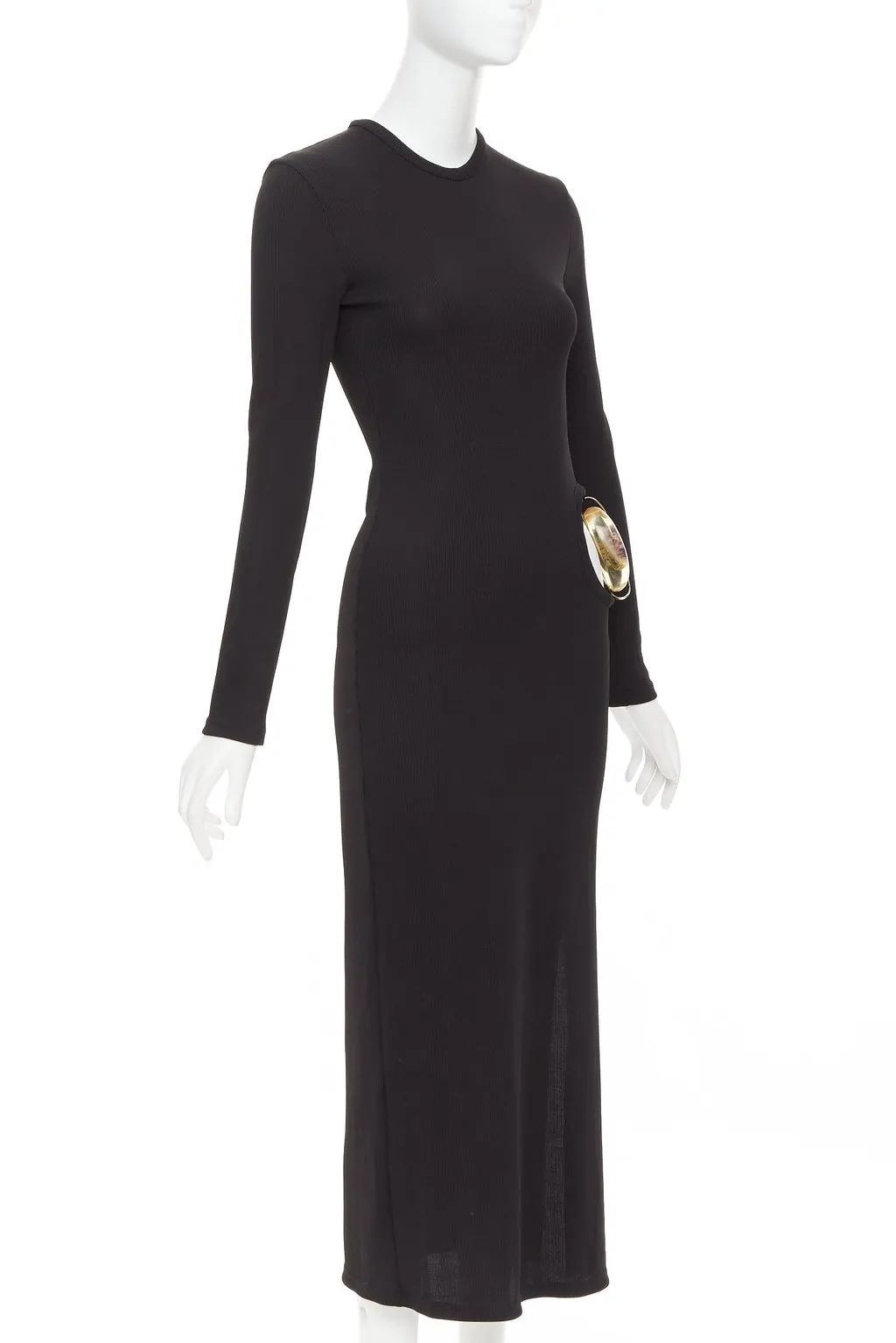 Christopher Esber Black Polyester Dress Black Polyester Very good - Inside View